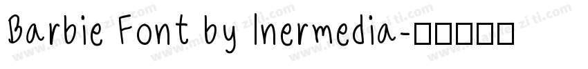 Barbie Font by lnermedia字体转换
